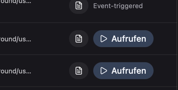 Funktionen direkt aufrufen