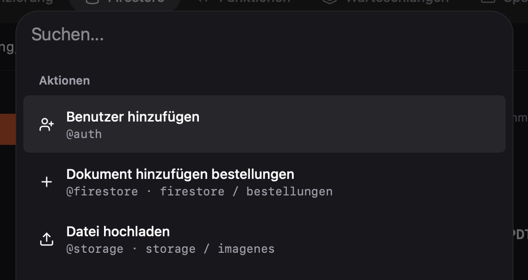 Globale Suche