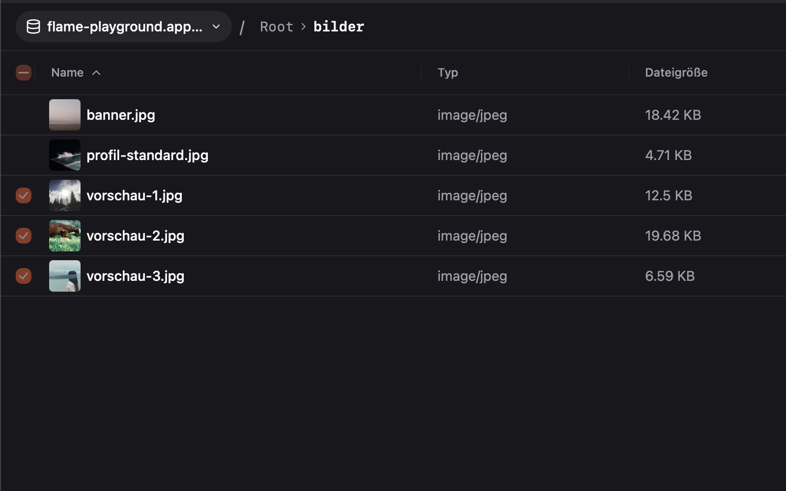 Massen-Upload