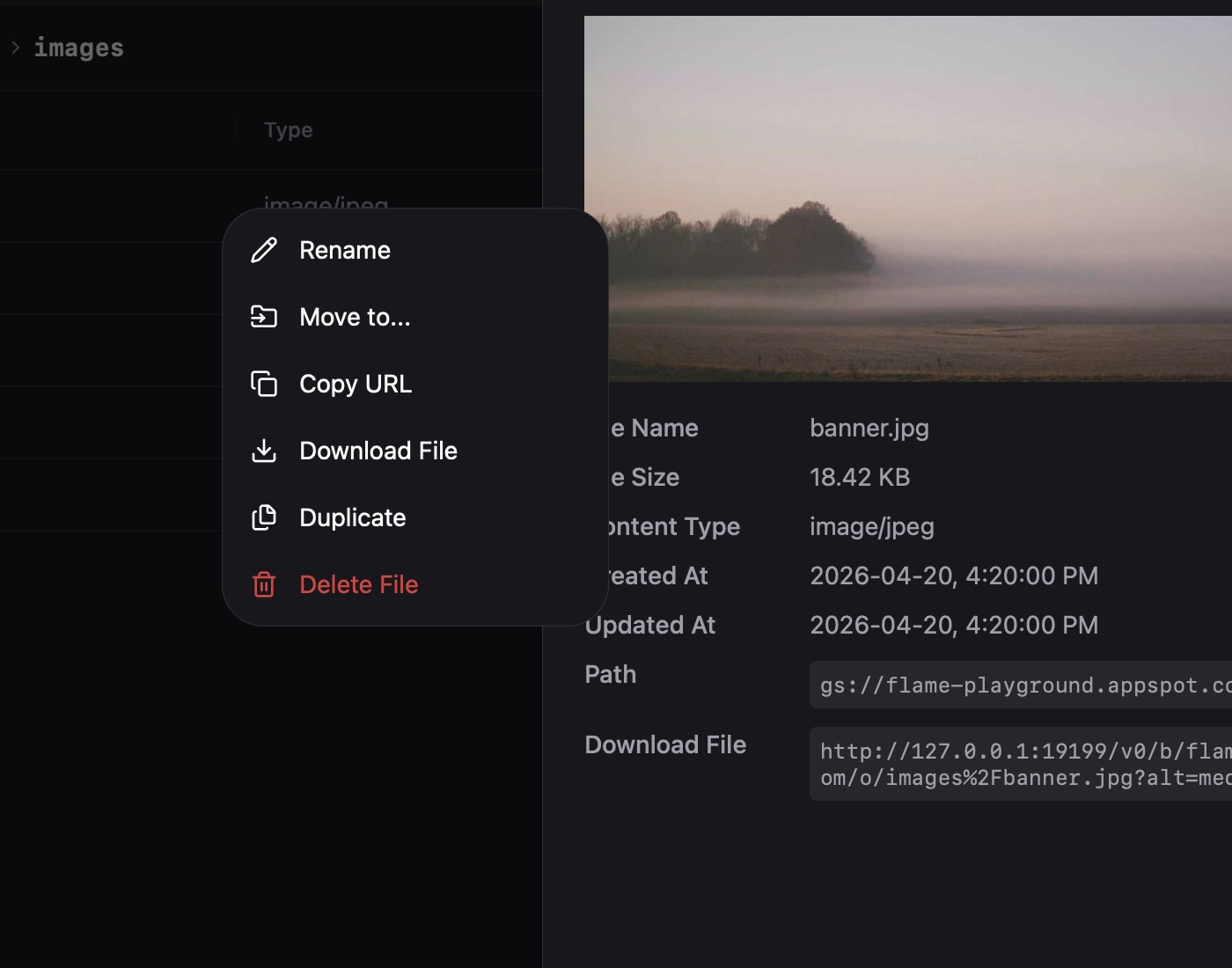 File operations