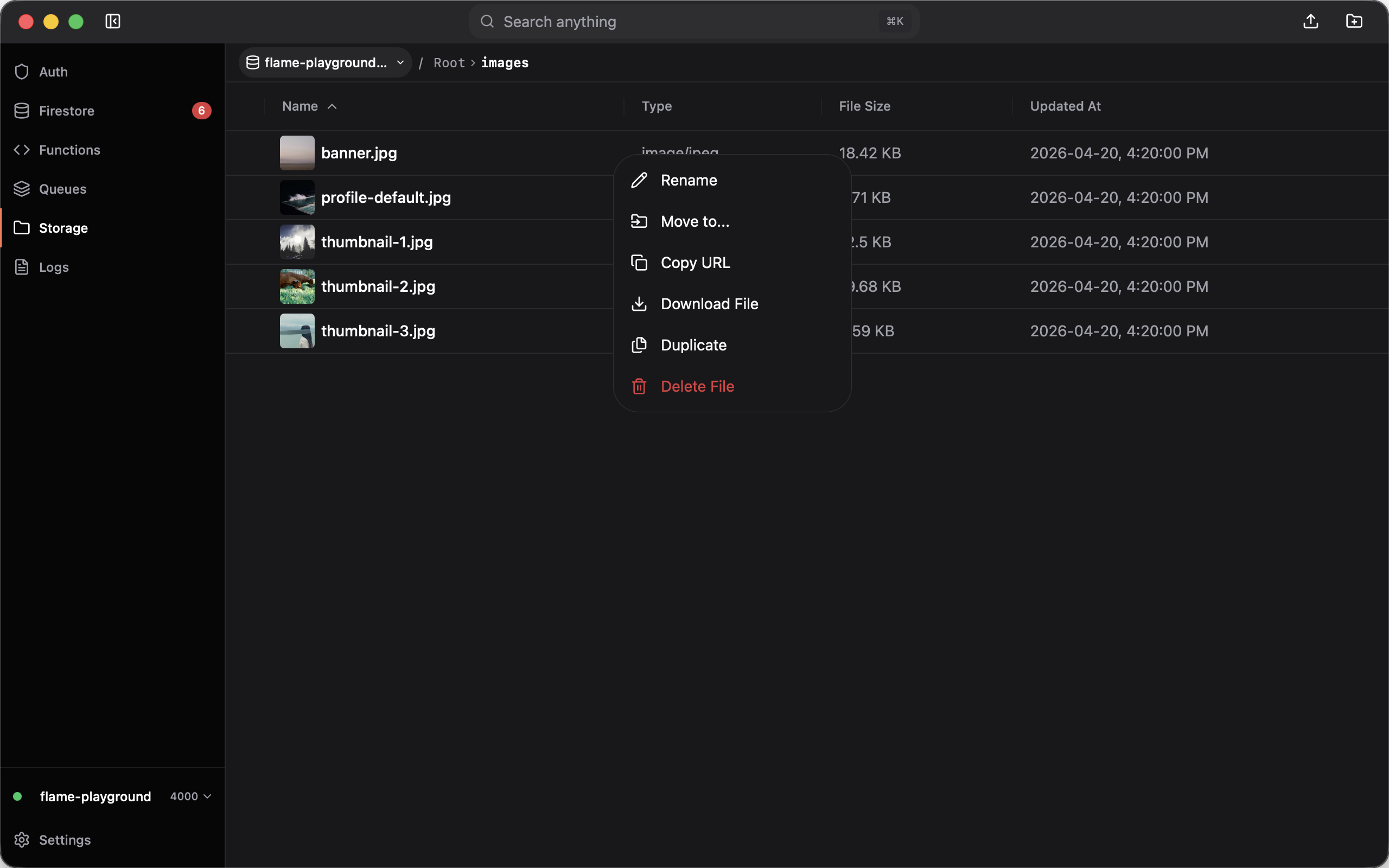 File operations