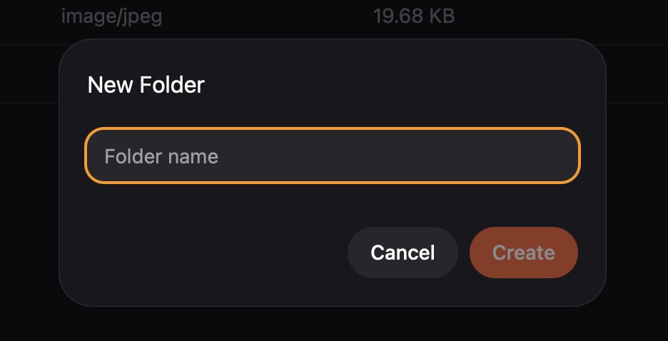 Folder management