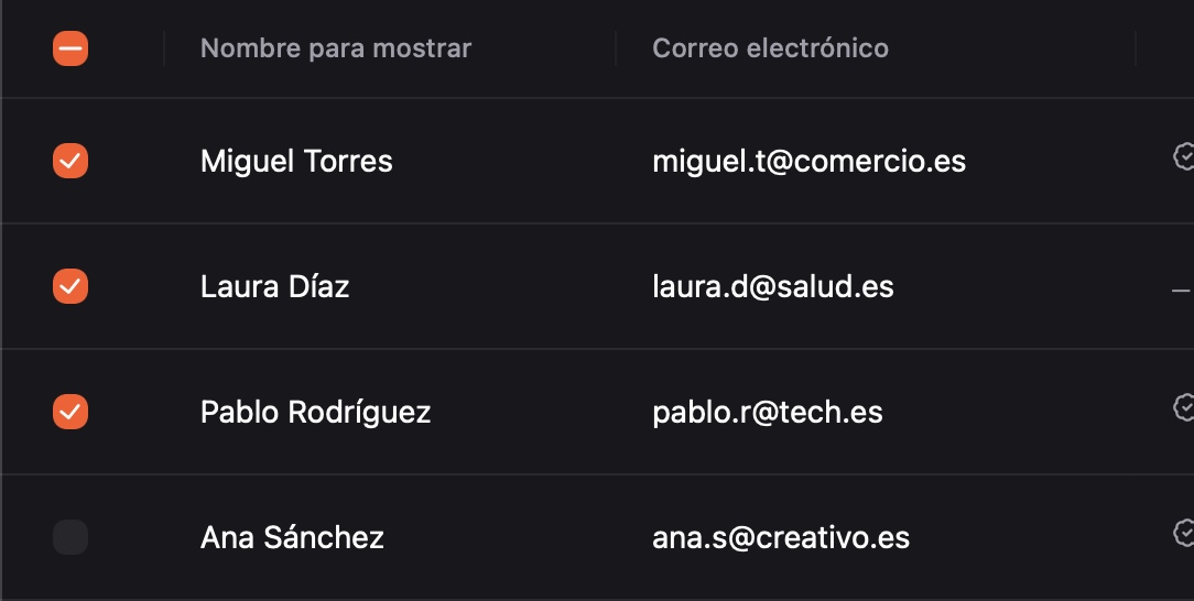 Operaciones masivas