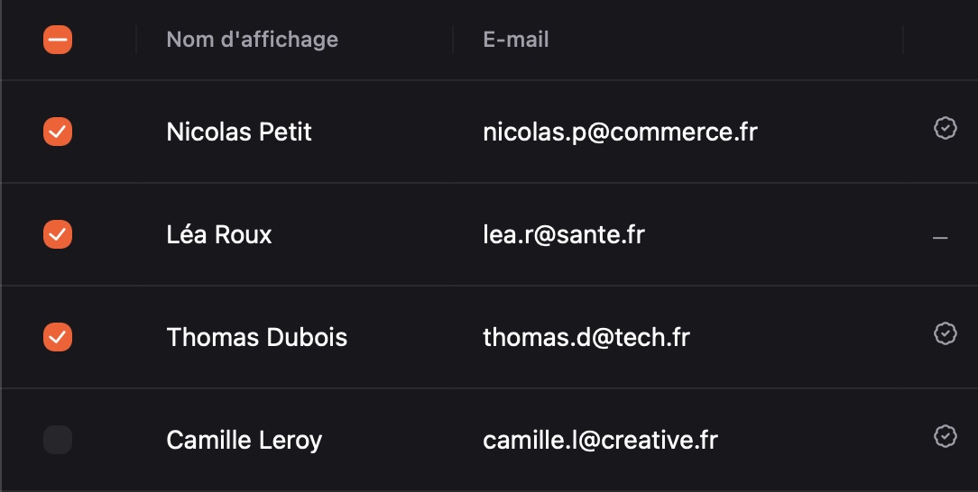 Opérations en masse