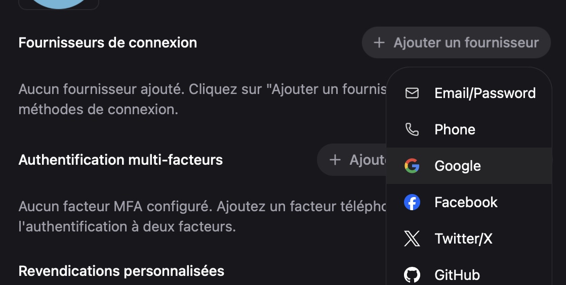 Gestion des fournisseurs