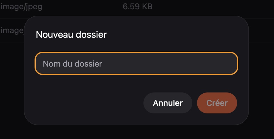 Gestion des dossiers
