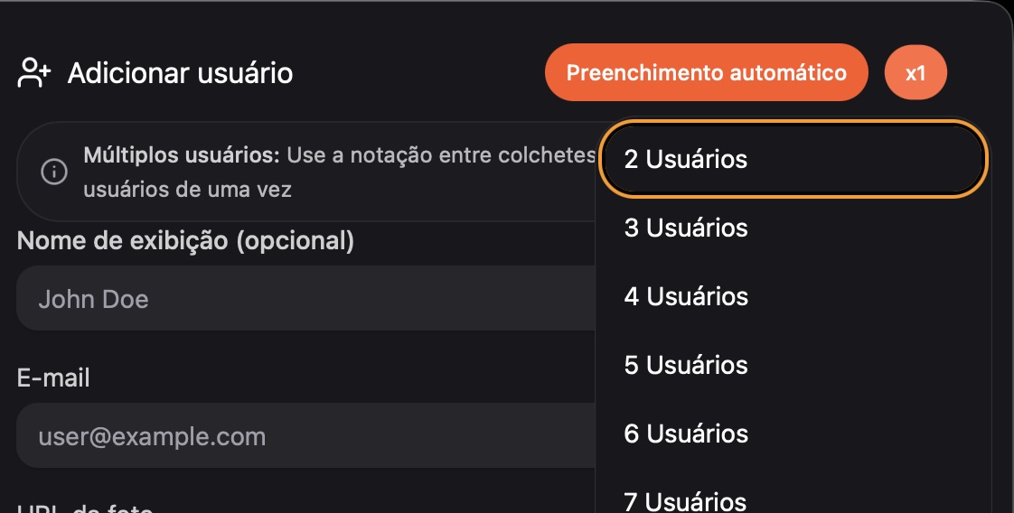 Criação em massa