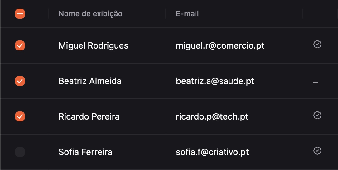 Operações em massa