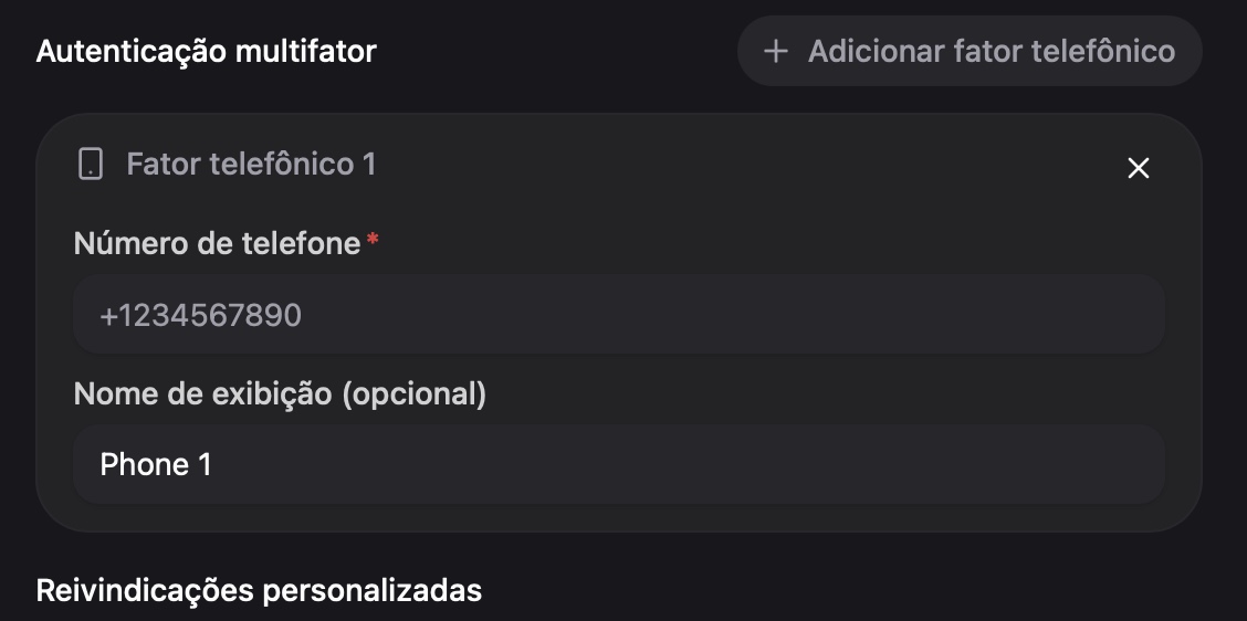 Suporte MFA