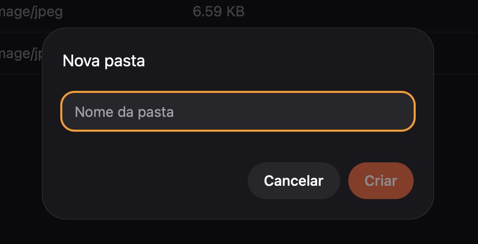 Gerenciamento de pastas